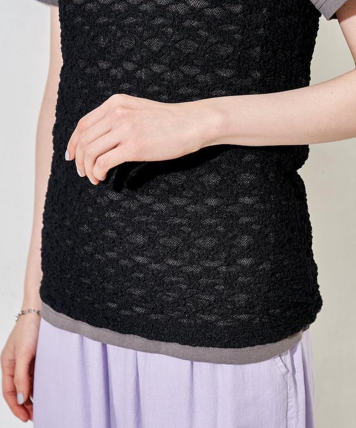 蕾絲吊帶T恤套裝