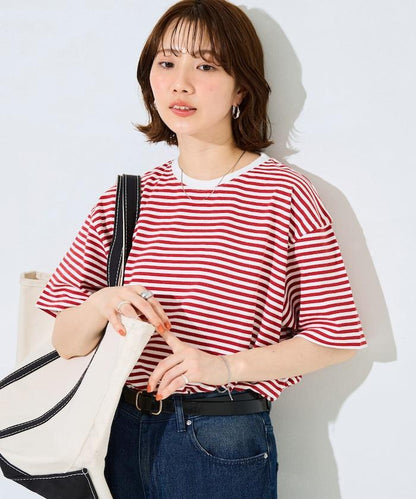 寬鬆版型 條紋 短袖 T恤