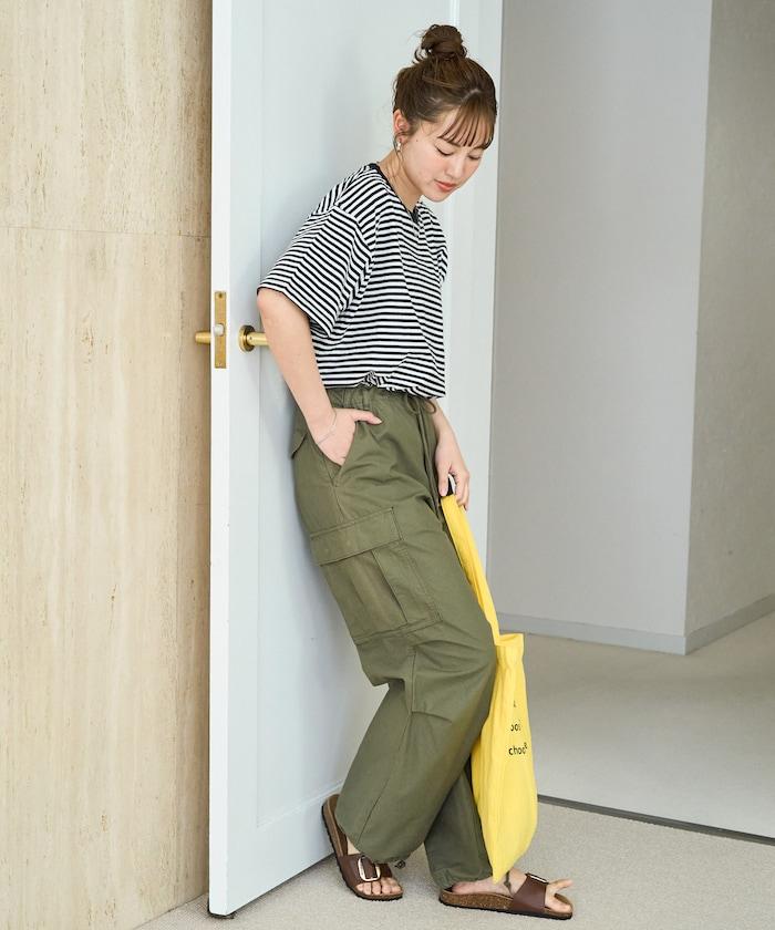 寬鬆版型 條紋 短袖 T恤