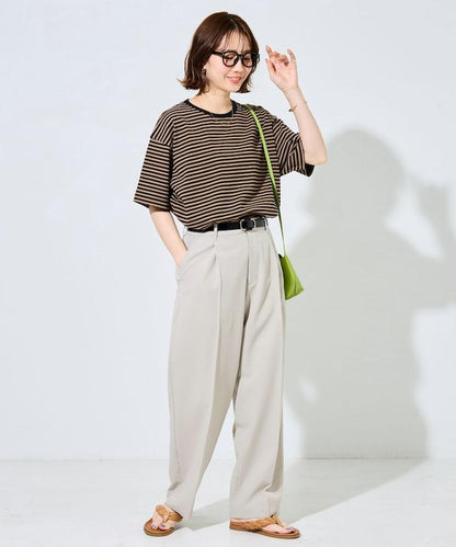 寬鬆版型 條紋 短袖 T恤