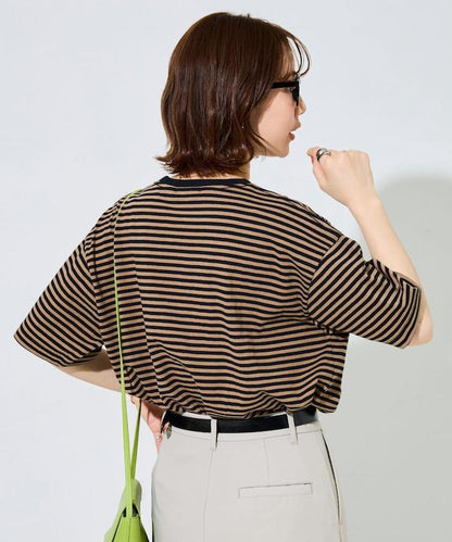 寬鬆版型 條紋 短袖 T恤