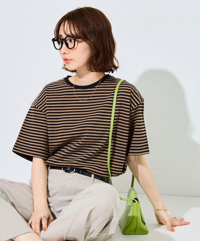 寬鬆版型 條紋 短袖 T恤