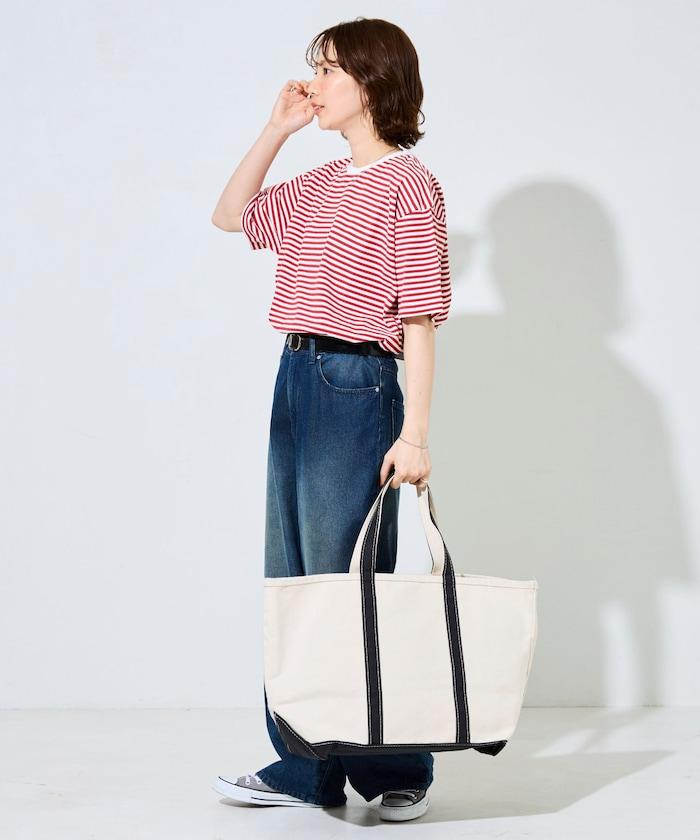 寬鬆版型 條紋 短袖 T恤