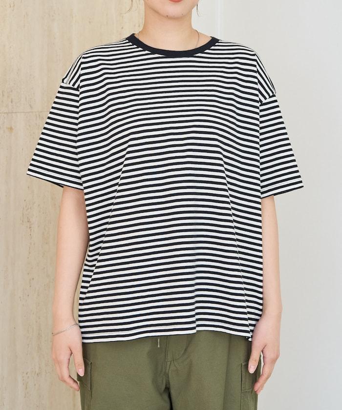 寬鬆版型 條紋 短袖 T恤