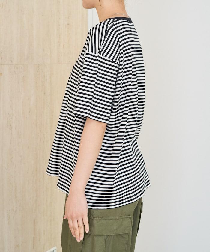 寬鬆版型 條紋 短袖 T恤