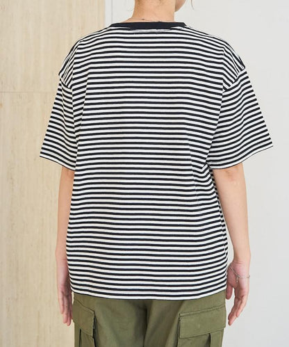 寬鬆版型 條紋 短袖 T恤