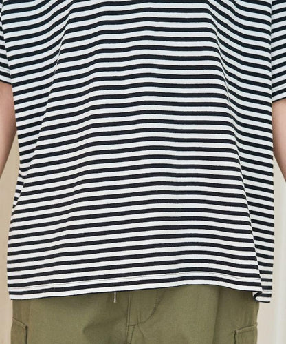 寬鬆版型 條紋 短袖 T恤