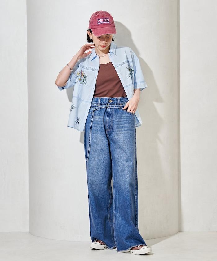 印度 拼接刺繡 長袖襯衫