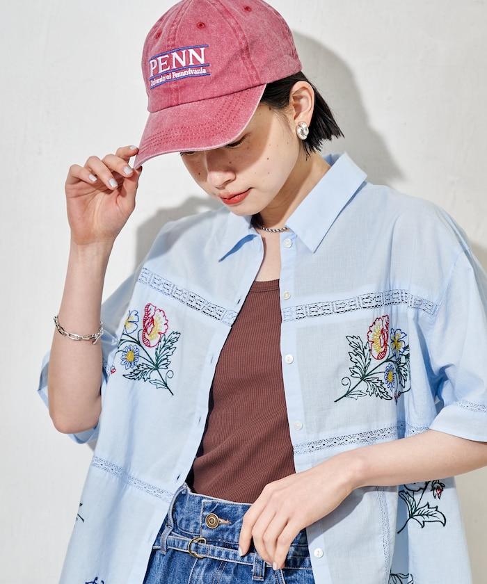 印度 拼接刺繡 長袖襯衫