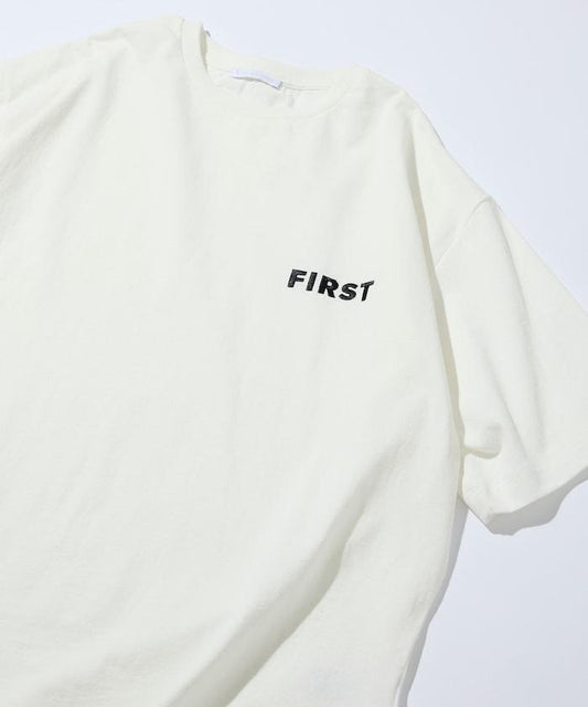 6オンス フロントロゴ 刺繍 クルーネックTシャツ / ワンポイントデザインTシャツ LEFT CHEST EMBROIDERY BOX FIRST