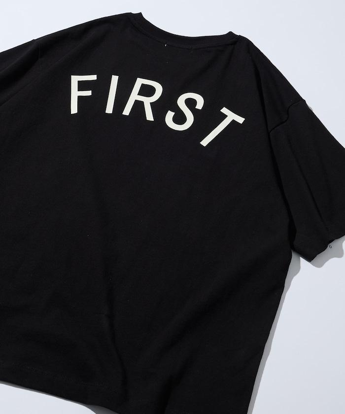 6盎司 前置Logo刺繡 後背印花 圓領T恤 PRINT ROUND FIRST