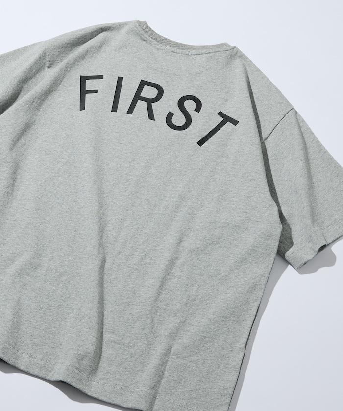 6盎司 前置Logo刺繡 後背印花 圓領T恤 PRINT ROUND FIRST