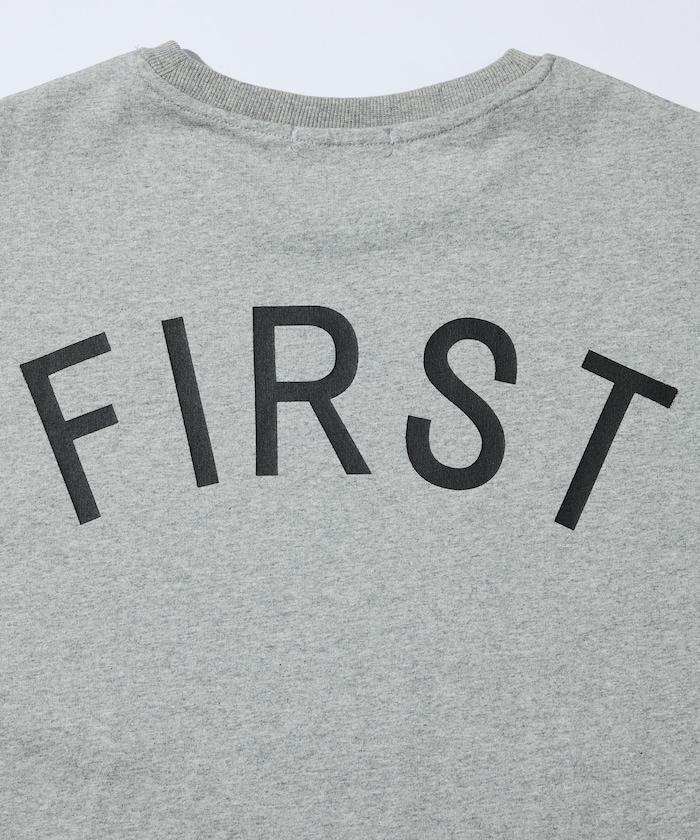 6盎司 前置Logo刺繡 後背印花 圓領T恤 PRINT ROUND FIRST