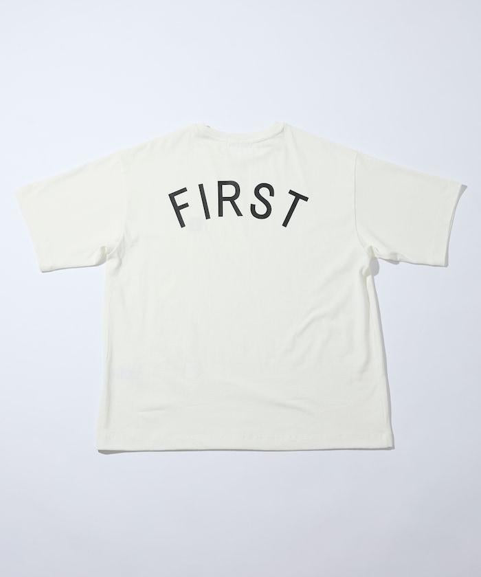 6盎司 前置Logo刺繡 後背印花 圓領T恤 PRINT ROUND FIRST