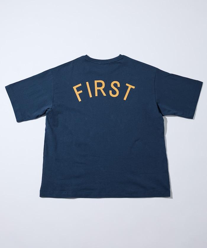 6盎司 前置Logo刺繡 後背印花 圓領T恤 PRINT ROUND FIRST