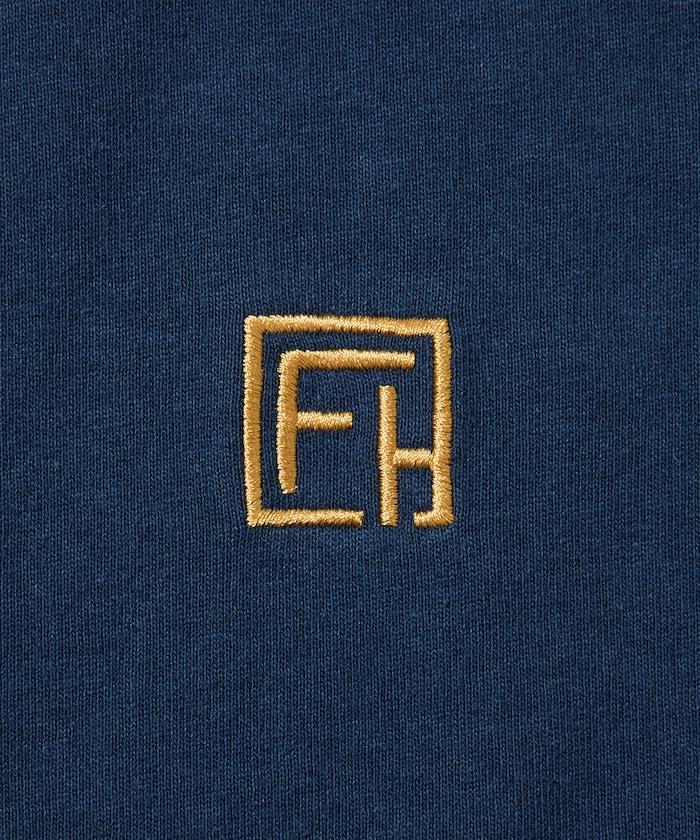 6盎司 前置Logo刺繡 後背印花 圓領T恤 PRINT ROUND FIRST