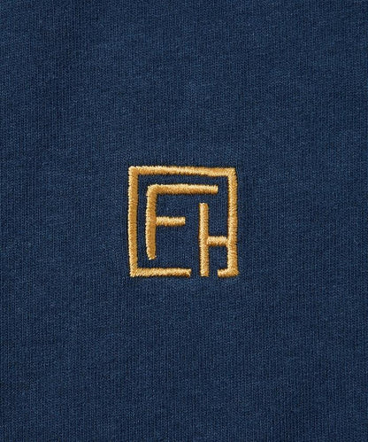 6盎司 前置Logo刺繡 後背印花 圓領T恤 PRINT ROUND FIRST