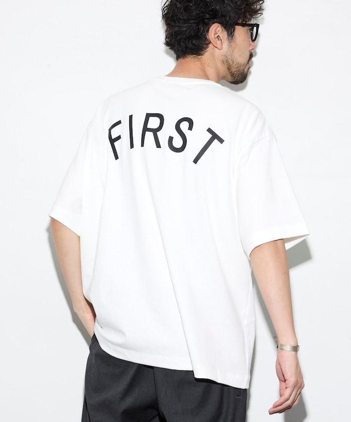 6盎司 前置Logo刺繡 後背印花 圓領T恤 PRINT ROUND FIRST