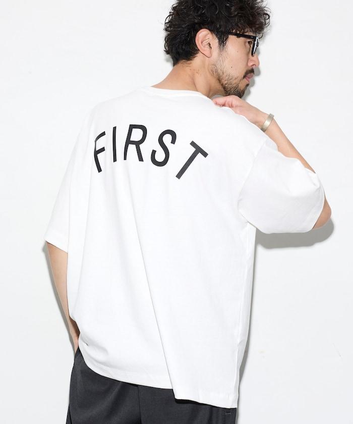 6盎司 前置Logo刺繡 後背印花 圓領T恤 PRINT ROUND FIRST