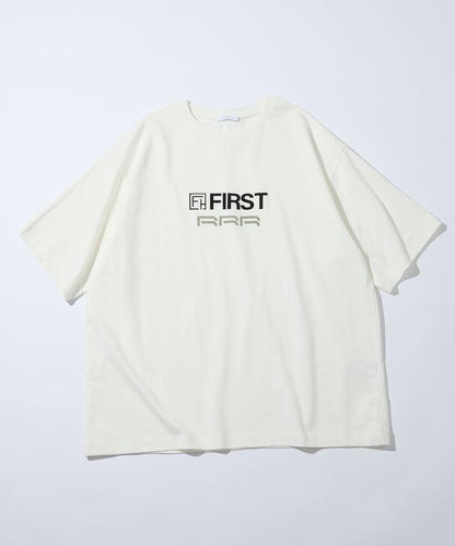 6盎司前LOGO印花 PRINT RRR 圓領T恤