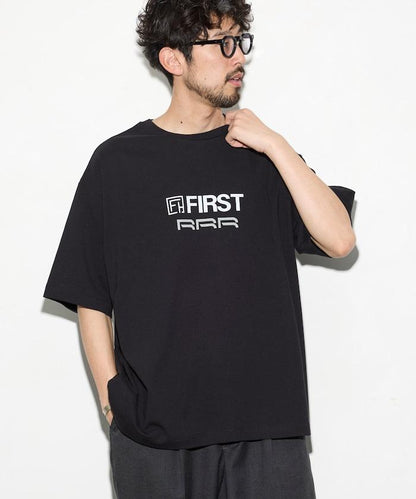 6盎司前LOGO印花 PRINT RRR 圓領T恤