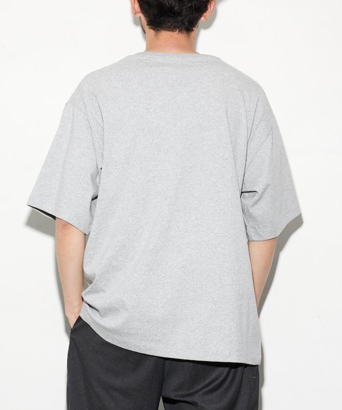 6盎司前置LOGO印花 圓領 PRINT TWO-TIER BOX T恤