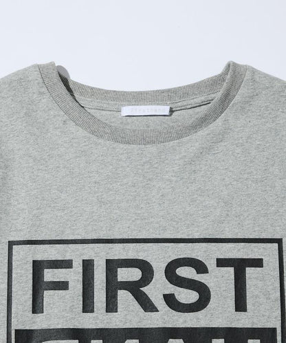 6盎司前置LOGO印花 圓領 PRINT TWO-TIER BOX T恤