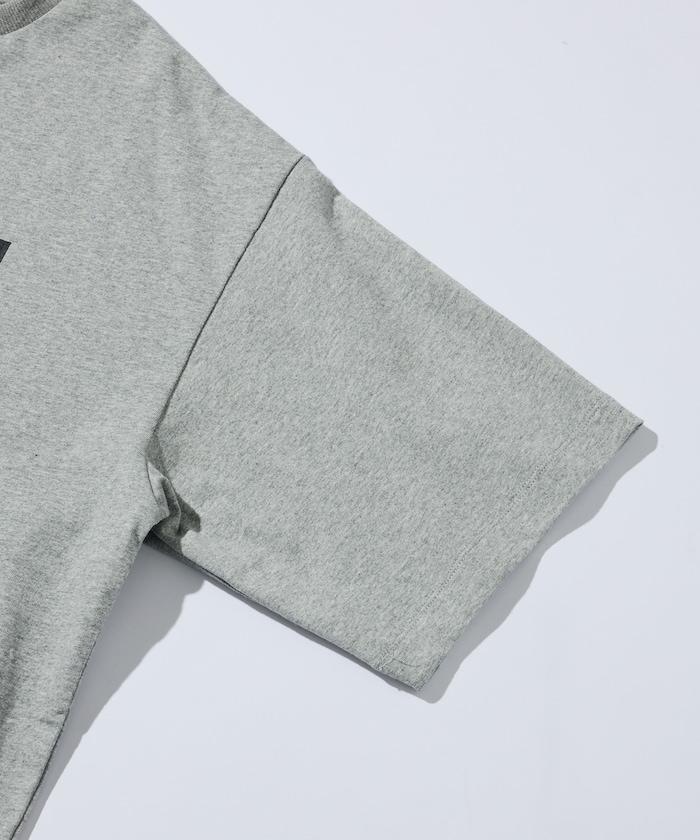 6盎司前置LOGO印花 圓領 PRINT TWO-TIER BOX T恤