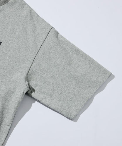 6盎司前置LOGO印花 圓領 PRINT TWO-TIER BOX T恤