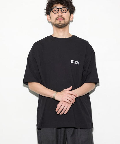 6盎司前胸刺繡logo圓領後背印花T恤 PRINT LEFT CHEST EMBROIDERY BOX FIRST