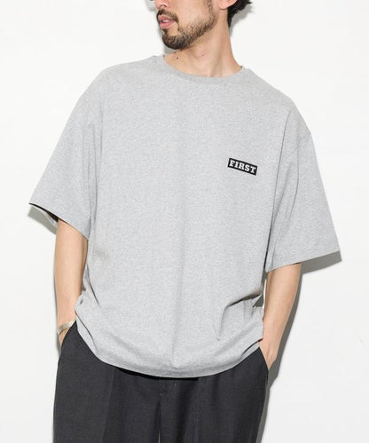 6盎司前胸刺繡logo圓領後背印花T恤 PRINT LEFT CHEST EMBROIDERY BOX FIRST