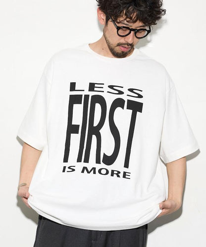 6盎司前置LOGO印花 圓領T恤 PRINT BIG FIRST