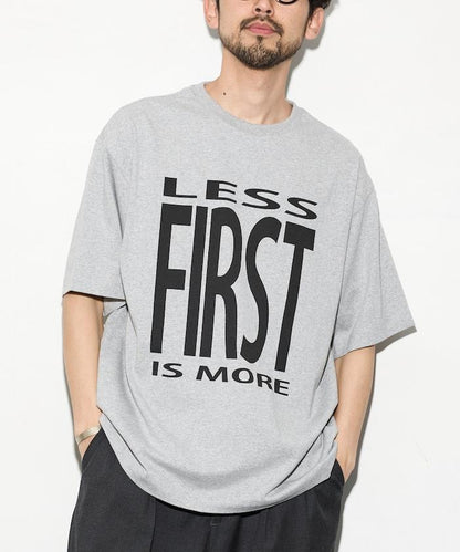 6盎司前置LOGO印花 圓領T恤 PRINT BIG FIRST