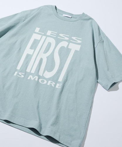 6盎司前置LOGO印花 圓領T恤 PRINT BIG FIRST