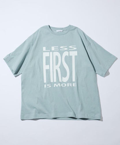 6盎司前置LOGO印花 圓領T恤 PRINT BIG FIRST