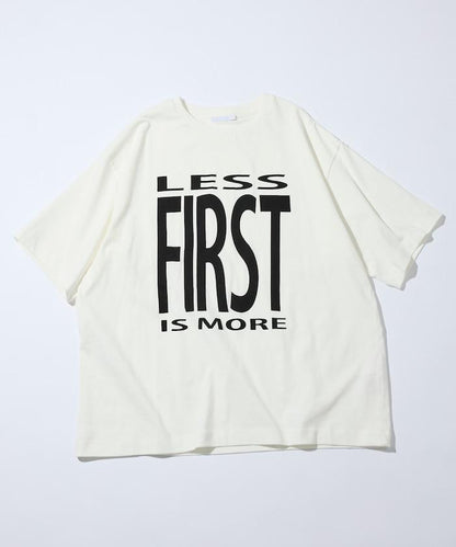 6盎司前置LOGO印花 圓領T恤 PRINT BIG FIRST