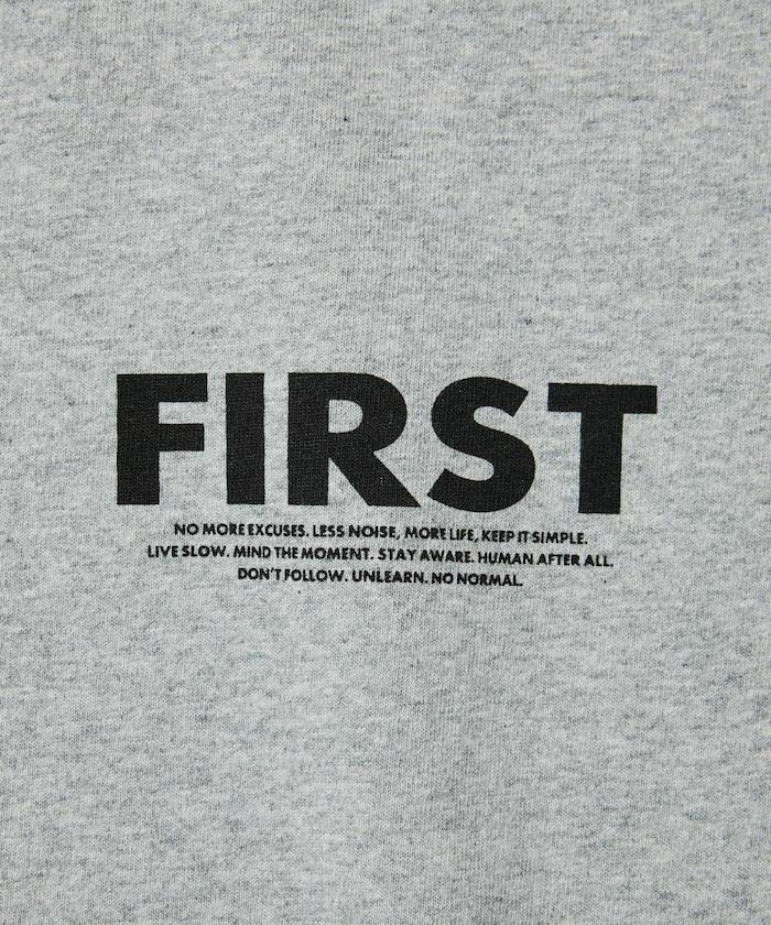 PRINT FRESH FIRST 6盎司 前LOGO印花 後背印花 圓領T恤