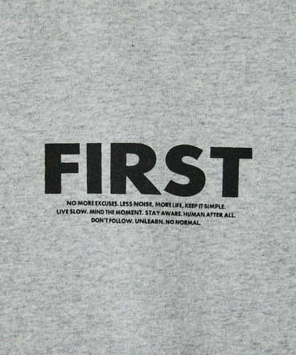 PRINT FRESH FIRST 6盎司 前LOGO印花 後背印花 圓領T恤