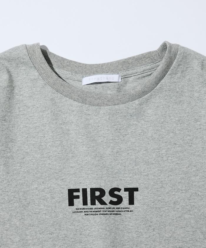 PRINT FRESH FIRST 6盎司 前LOGO印花 後背印花 圓領T恤