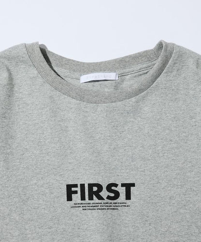 PRINT FRESH FIRST 6盎司 前LOGO印花 後背印花 圓領T恤