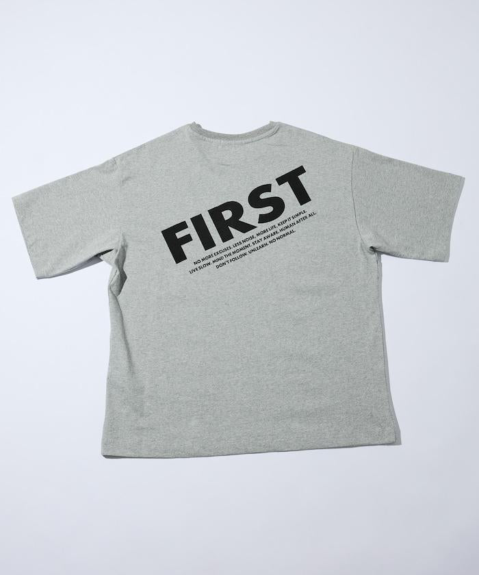 PRINT FRESH FIRST 6盎司 前LOGO印花 後背印花 圓領T恤