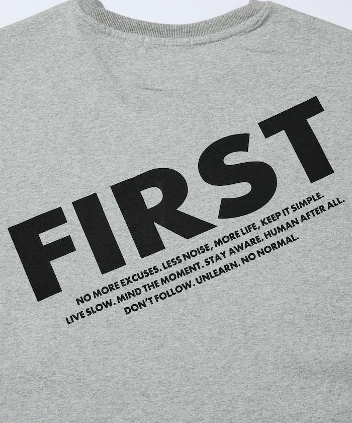 PRINT FRESH FIRST 6盎司 前LOGO印花 後背印花 圓領T恤