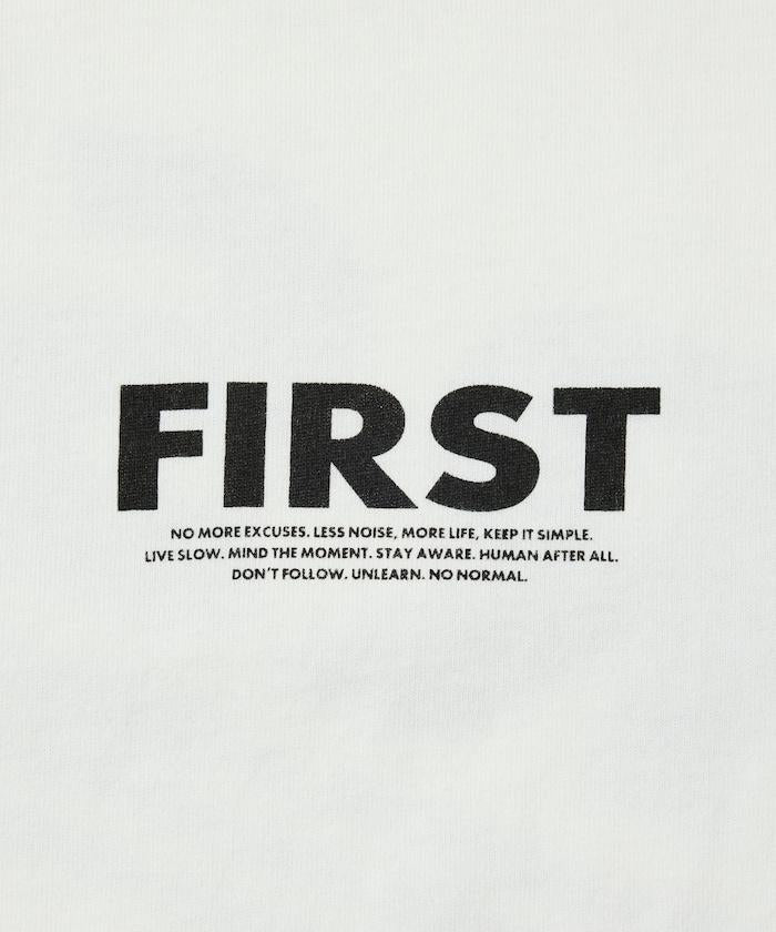 PRINT FRESH FIRST 6盎司 前LOGO印花 後背印花 圓領T恤