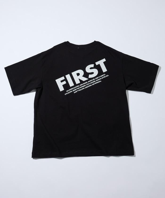 PRINT FRESH FIRST 6盎司 前LOGO印花 後背印花 圓領T恤
