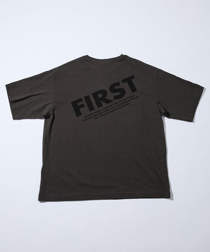 PRINT FRESH FIRST 6盎司 前LOGO印花 後背印花 圓領T恤