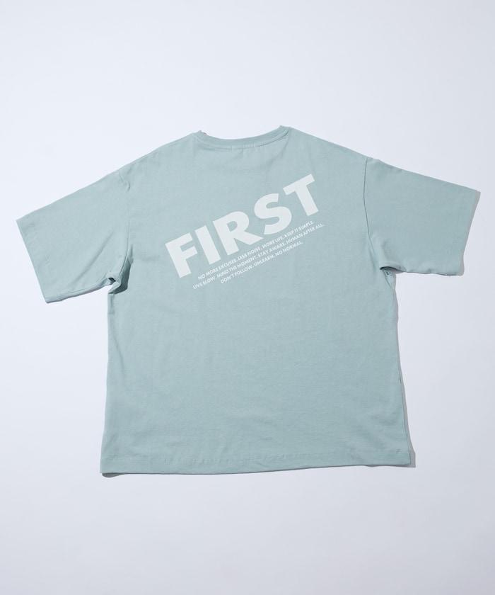 PRINT FRESH FIRST 6盎司 前LOGO印花 後背印花 圓領T恤