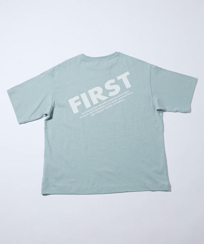 PRINT FRESH FIRST 6盎司 前LOGO印花 後背印花 圓領T恤