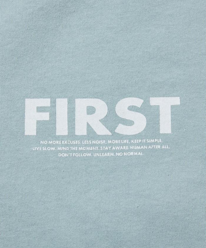 PRINT FRESH FIRST 6盎司 前LOGO印花 後背印花 圓領T恤