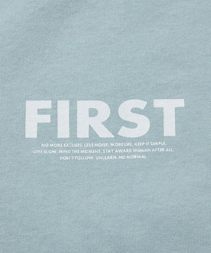 PRINT FRESH FIRST 6盎司 前LOGO印花 後背印花 圓領T恤