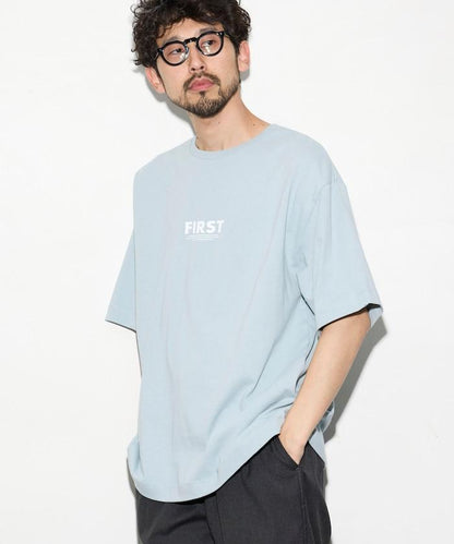 PRINT FRESH FIRST 6盎司 前LOGO印花 後背印花 圓領T恤